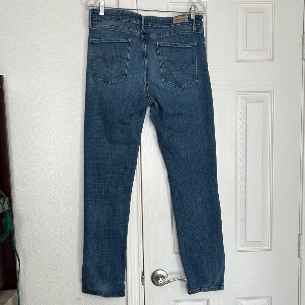 Levi's Blue mid rise skinny Leg stretch Denim Jeans